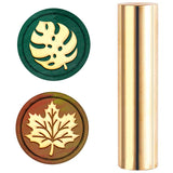 15mm 2 Sides Mini Brass Sealing Stamp (Tortoise Leaf Maple Leaf)