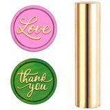 15mm 2 Sides Mini Brass Sealing Stamp (Love Thank You)