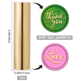 15mm 2 Sides Mini Brass Sealing Stamp (Love Thank You)