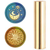 15mm 2 Sides Mini Brass Sealing Stamp (Bottle Daisy)