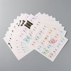 Craspire Gradient Color monthly Planner Self-Adhesive Tabs Stickers, T –  CRASPIRE