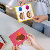 Hedgehog Balloon Love Heart Die-Cuts Set Cutting Dies for DIY Scrapbooking Festival Greeting Cards Diary Journal Making Paper Cutting Album Envelope Decoration