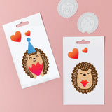 Hedgehog Balloon Love Heart Die-Cuts Set Cutting Dies for DIY Scrapbooking Festival Greeting Cards Diary Journal Making Paper Cutting Album Envelope Decoration