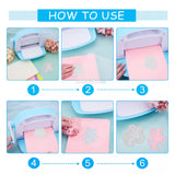 CRASPIRE Carbon Steel Cutting Dies Stencils, for DIY Scrapbooking/Photo Album, Decorative Embossing DIY Paper Card, Matte Platinum Color, Flower Pattern, 8.4x16.6x0.08cm