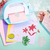 CRASPIRE Carbon Steel Cutting Dies Stencils, for DIY Scrapbooking/Photo Album, Decorative Embossing DIY Paper Card, Matte Platinum Color, Flower Pattern, 8.4x16.6x0.08cm