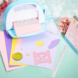 2Sheets Animal and Cows Cut Dies Fences and Clouds Embossing Template Mould Sun and Grass Die Cuts