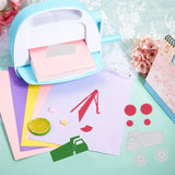 CRASPIRE Carbon Steel Cutting Dies Stencils, for DIY Scrapbooking, Photo Album, Decorative Embossing, Paper Card, Matte Platinum Color, Car Pattern, 16.5x9.1x0.08cm