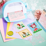 Butterfly Gnome Embossing Template Mould Mushroom and Bee Carbon Steel Die Cuts