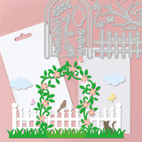 Garden Fences Die Cuts Tree and Plants Embossing Template Mould Flower Carbon Steel Die Set