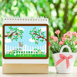 CRASPIRE Carbon Steel Cutting Dies Stencils, for DIY Scrapbooking, Photo Album, Decorative Embossing, Paper Card, Matte Platinum Color, Flower Pattern, 15.3x10x0.08cm