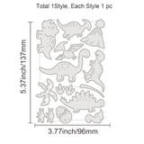 Various Dinosaur Die Cuts Volcanoes and Trees Embossing Template Mould Dinosaur Egg Carbon Steel Die Set