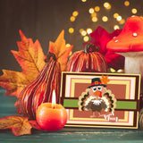 Turkey Die Cuts Pumpkin and Hat Embossing Template Mould Dessert Carbon Steel Die Set