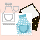 CRASPIRE Carbon Steel Cutting Dies Stencils, for DIY Scrapbooking, Photo Album, Decorative Embossing, Paper Card, Matte Platinum Color, Tableware Pattern, 10.9x13.2x0.08cm