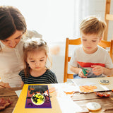 CRASPIRE Carbon Steel Cutting Dies Stencils, for DIY Scrapbooking, Photo Album, Decorative Embossing, Paper Card, Matte Platinum Color, Halloween Themed Pattern, 15.9x10.6x0.08cm