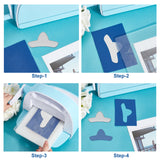 CRASPIRE Carbon Steel Cutting Dies Stencils, for DIY Scrapbooking, Photo Album, Decorative Embossing, Paper Card, Matte Platinum Color, Halloween, Skull Pattern, 10.7x15.5x0.08cm