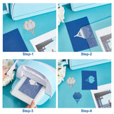 CRASPIRE Carbon Steel Cutting Dies Stencils, for DIY Scrapbooking, Photo Album, Decorative Embossing, Paper Card, Matte Platinum Color, Birthday Themed Pattern, 13.3~15.5x9.5~10.7x0.08cm