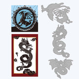 Various Dragon Embossing Template Mould Oriental Style Carbon Steel Die Cuts