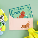 CRASPIRE Carbon Steel Cutting Dies Stencils, for DIY Scrapbooking, Photo Album, Decorative Embossing, Paper Card, Matte Platinum Color, Dog, Dog Pattern, 8.3~12.8x8.4~12.3x0.08cm, 2pcs/set