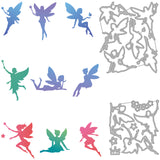 Fairy Girl Embossing Template Mould Lovely Star Girl Carbon Steel Die Cuts