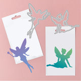 Fairy Girl Embossing Template Mould Lovely Star Girl Carbon Steel Die Cuts
