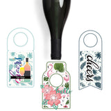 CRASPIRE 3Pcs 3 styles Carbon Steel Cutting Dies Stencils, for DIY Scrapbooking, Photo Album, Decorative Embossing Paper Card, Stainless Steel Color, Hang Tag, Mixed Patterns, 6.2~7.3x10.7~16x0.08cm, 1pc/style