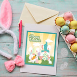 CRASPIRE 3Pcs 3 Styles Carbon Steel Cutting Dies Stencils, for DIY Scrapbooking, Photo Album, Decorative Embossing Paper Card, Stainless Steel Color, Easter Theme Pattern, 6.3~10.9x11.8~15.9x0.08cm, 1pc/style