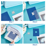 CRASPIRE 2Pcs 2 Styles Carbon Steel Cutting Dies Stencils, for DIY Scrapbooking, Photo Album, Decorative Embossing Paper Card, Stainless Steel Color, Furniture Pattern, 8.1~14.1x10.3~11.2x0.08cm, 1pc/style