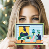 CRASPIRE 2Pcs 2 Styles Carbon Steel Cutting Dies Stencils, for DIY Scrapbooking, Photo Album, Decorative Embossing Paper Card, Stainless Steel Color, Furniture Pattern, 8.1~14.1x10.3~11.2x0.08cm, 1pc/style