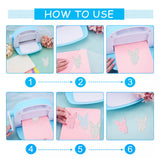 CRASPIRE 2Pcs 2 Styles Carbon Steel Cutting Dies Stencils, for DIY Scrapbooking, Photo Album, Decorative Embossing Paper Card, Stainless Steel Color, Pig Pattern, 94~96x126~131x0.8mm, 1pc/style