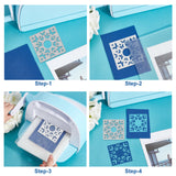 CRASPIRE 3Pcs 3 Styles Carbon Steel Cutting Dies Stencils, for DIY Scrapbooking, Photo Album, Decorative Embossing Paper Card, Stainless Steel Color, Butterfly Pattern, 41~138x55~109x0.8mm, 1pc/style