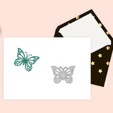 CRASPIRE 3Pcs 3 Styles Carbon Steel Cutting Dies Stencils, for DIY Scrapbooking, Photo Album, Decorative Embossing Paper Card, Stainless Steel Color, Butterfly Pattern, 41~138x55~109x0.8mm, 1pc/style