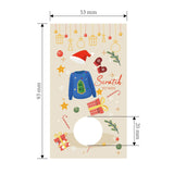 Craspire Rectangle Coated Scratch Off Film Reward Cards, DIY Scraping Award Card, Clothes Pattern, 900x500mm