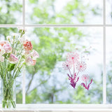 Craspire 16 Sheets 8 Styles PVC Waterproof Wall Stickers, Self-Adhesive Decals, for Window or Stairway Home Decoration, Rectangle, Dandelion Pattern, 200x145mm, about 2 sheets/style