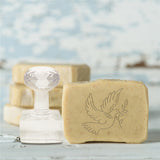 Plastic Stamps, DIY Soap Molds Supplies, Square, Bird Pattern, 31x31mm
