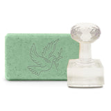 Plastic Stamps, DIY Soap Molds Supplies, Square, Bird Pattern, 31x31mm