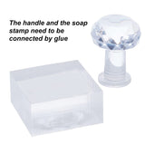 Plastic Stamps, DIY Soap Molds Supplies, Square, Eye Pattern, 31x31mm