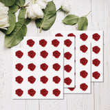 Craspire Waterproof Self-Adhesive Picture Stickers, Flat Round, Gold, Fly Pattern, 150x150mm, sticker: 2.5cm in diameter, 8 sheets/set.