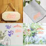 CRASPIRE 2Pcs 2 Styles Stainless Steel Cutting Dies Stencils, for DIY Scrapbooking/Photo Album, Decorative Embossing DIY Paper Card, Matte Style, Stainless Steel Color, Floral Pattern, 15x9x0.05cm, 1pc/style