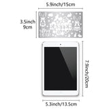 CRASPIRE Stainless Steel Cutting Dies Stencils, for DIY Scrapbooking/Photo Album, Decorative Embossing DIY Paper Card, Matte Stainless Steel Color, Easter Theme Pattern, 9x15x0.05cm