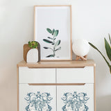 Craspire 3 Sheets 3 Styles PVC Waterproof Decorative Stickers, Self Adhesive Decals for Furniture Decoration, Mermaid Pattern, 300x150mm, 1 sheet/style