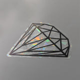 Craspire 16Pcs Colorful Suncatcher Rainbow Prism Electrostatic Glass Stickers, Diamond Waterproof Laser PVC Window Static Decals, Black, 73~141x76~137x0.2mm