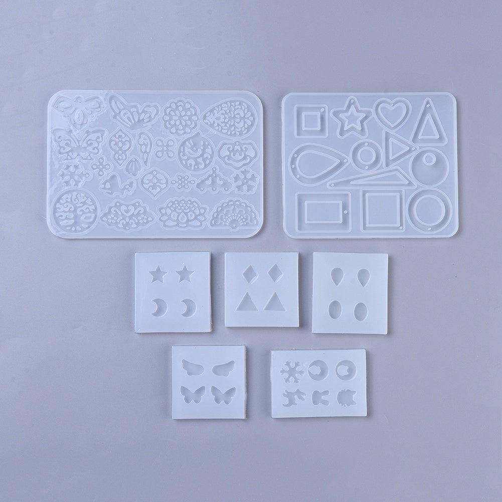 CRASPIRE Silicone Molds, Resin Casting Molds, For UV Resin, Epoxy