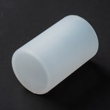 5PCS DIY Candle Silicone Molds, Resin Casting Molds, For UV Resin, Epoxy Resin Jewelry Making, Column, White, 56.5x35.5mm, Inner Diameter: 30mm