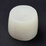 2PCS DIY Candle Silicone Molds, Resin Casting Molds, For UV Resin, Epoxy Resin Jewelry Making, Woolen Yarn Shape, White, 77x75x56mm, Inner Diameter: 60x72mm