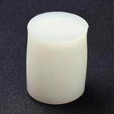 2PCS DIY Candle Silicone Molds, Resin Casting Molds, For UV Resin, Epoxy Resin Jewelry Making, Column, White, 6.5x8.3cm, Inner Diameter: 5cm