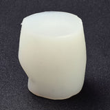 2PCS DIY Woolen Glove Candle Silicone Molds, Resin Casting Molds, For UV Resin, Epoxy Resin Jewelry Making, White, 7x5.2x7.6cm, Inner Diameter: 3.6x4.5cm