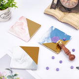 3 Pieces Square Marble Wax Seal Mat(Pink + Blue + Gray)