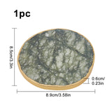 Round Marble Wax Seal Mat (MatDark Sea Green)