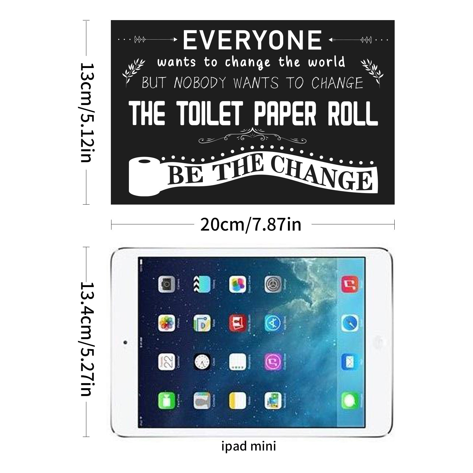 Funny Toilet Paper Signs(for Bathroom)