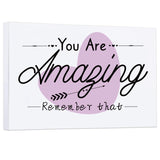 Inspirational Wooden Sign(You are Amazing Remember That)